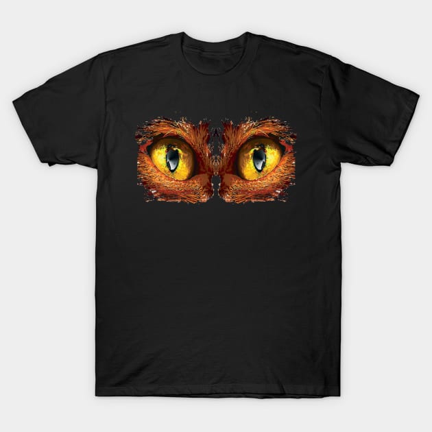 monster, werewolf mask, mythical legendary creature T-Shirt by Hujer